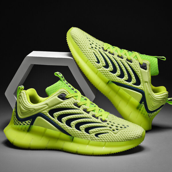 Top Quality Men's Glow In The Dark Running Sport Shoes