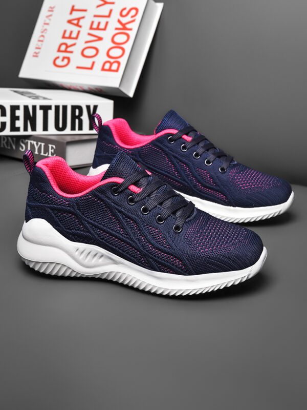 Spring New Fly Weave Breathable Running Shoes Outdoor Comfortable Sneakers