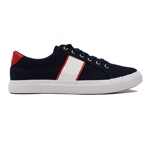 Vulcanized Stylish Plain Sneaker Rubber Canvas Shoe