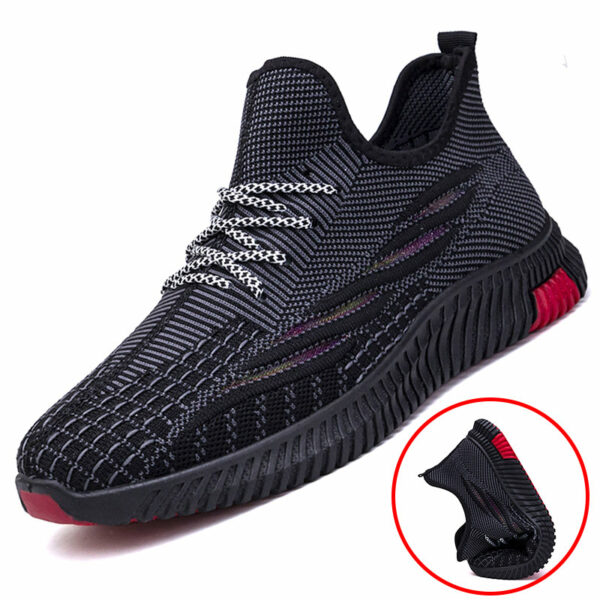 Durable Lace-up Non-slip Men's Sports Running Casual Shoes