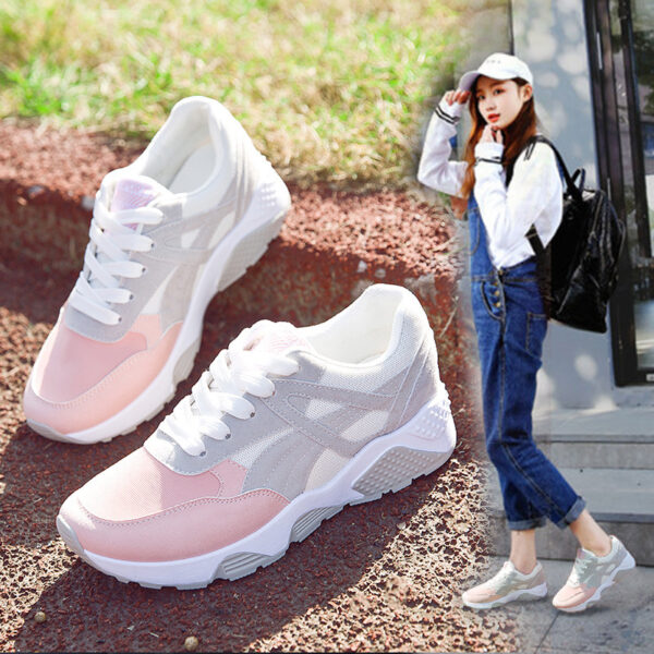 Latest Beautiful Baby Pink Designer Shoes Sport Running